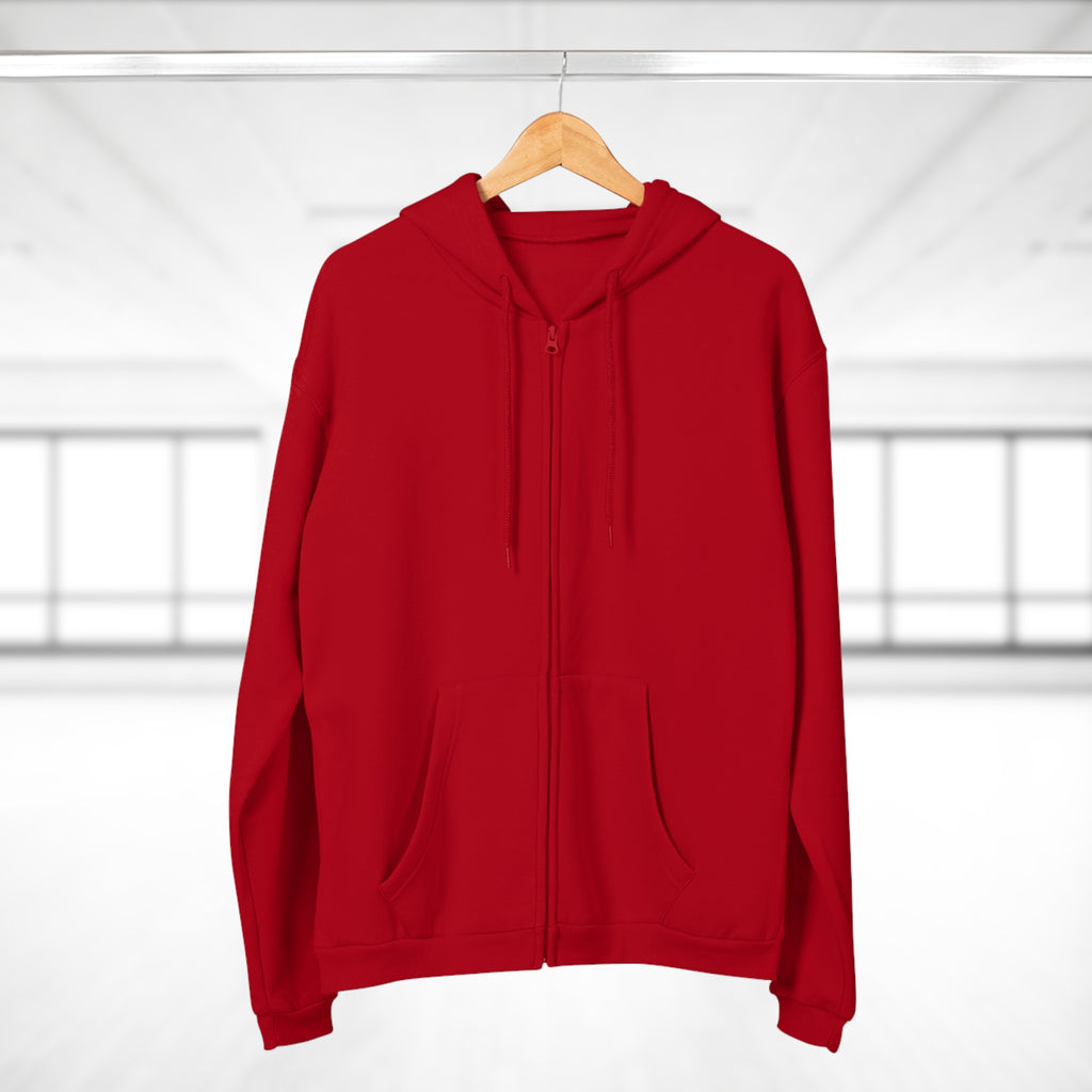 Neon Lion Zip Hoodie - Vibrant Colorful Back Print