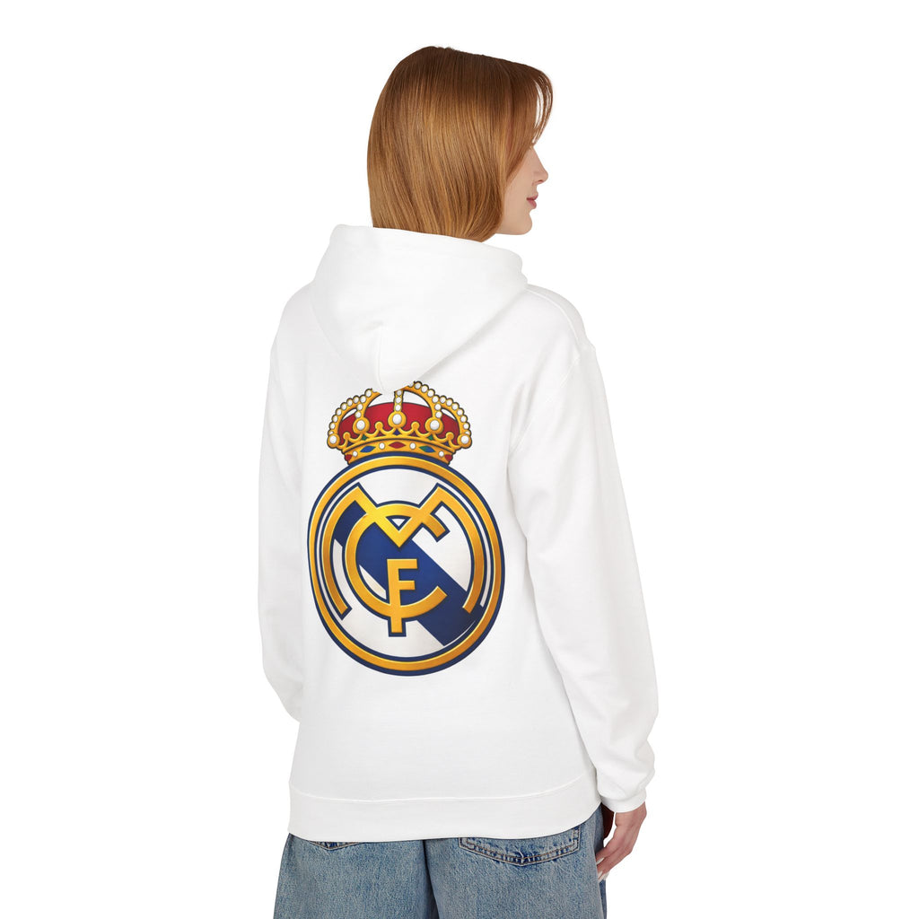 Hoodie — Real Madrid Crest Back Print Pullover