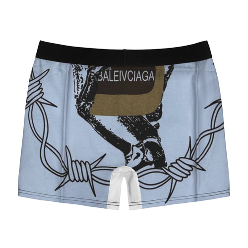 Boxer Briefs — Edgy Barbed Wire Graphic All-Over Print