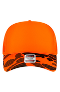 5 Panel Neon Orange Camo