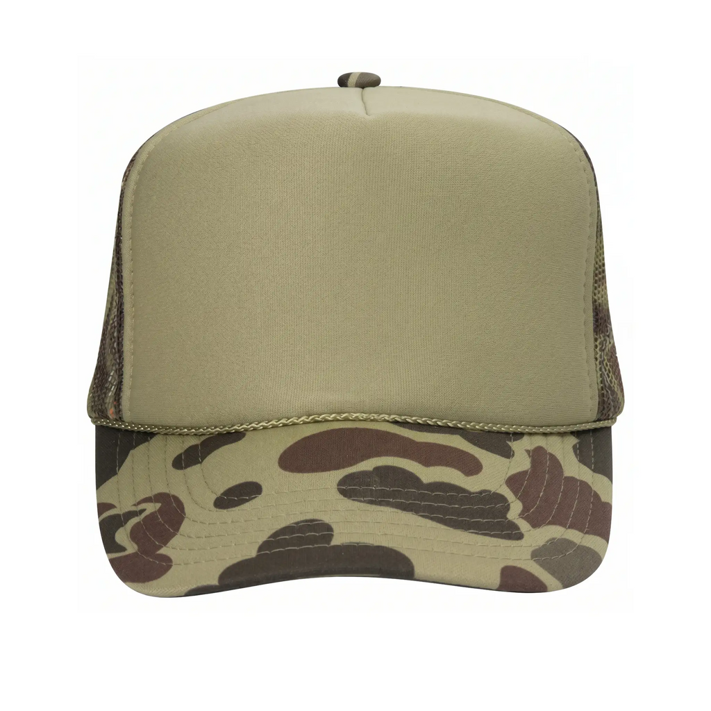 5 Panel Olive Mesh Camo