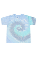 Tie-Dye Lagoon Ladies' Cropped T-Shirt