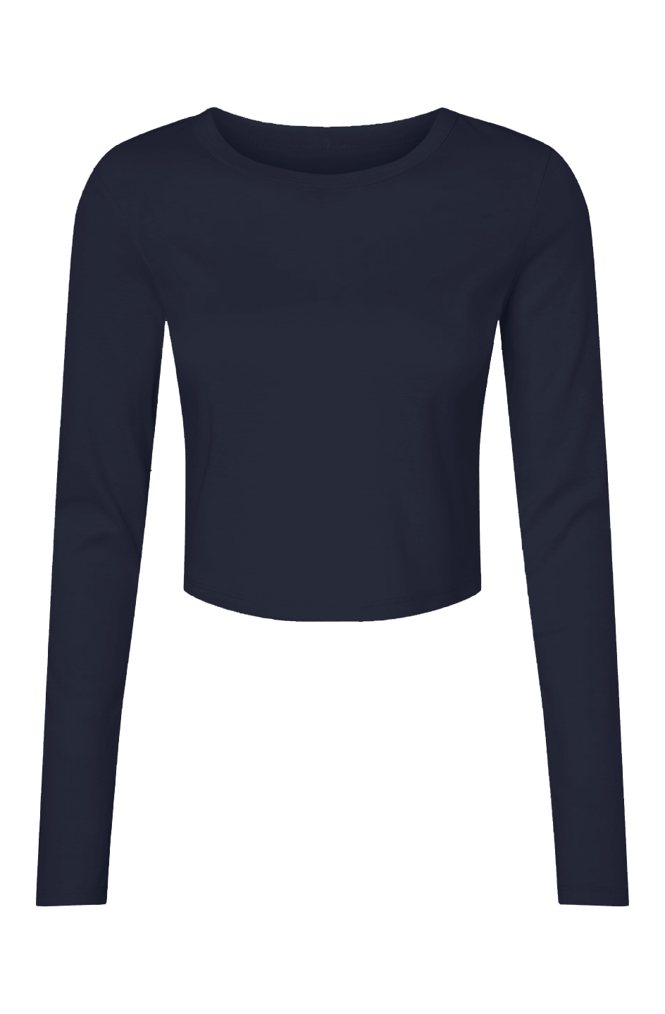 Womens Micro Rib LS Baby Tee