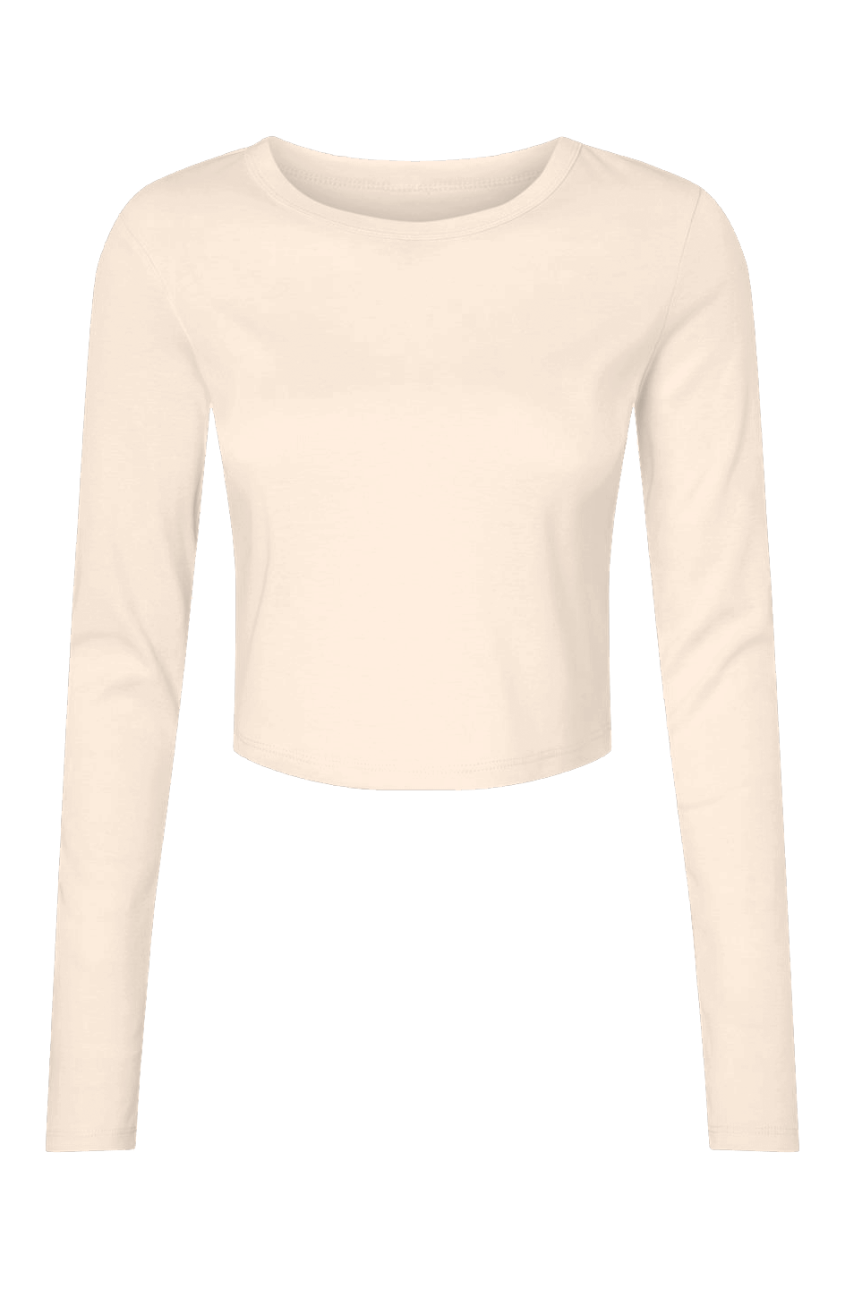 Womens Micro Rib LS Baby Tee