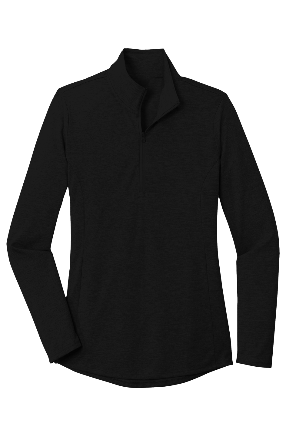 Womens PosiCharge Tri Blend Wicking 1/4 Zip