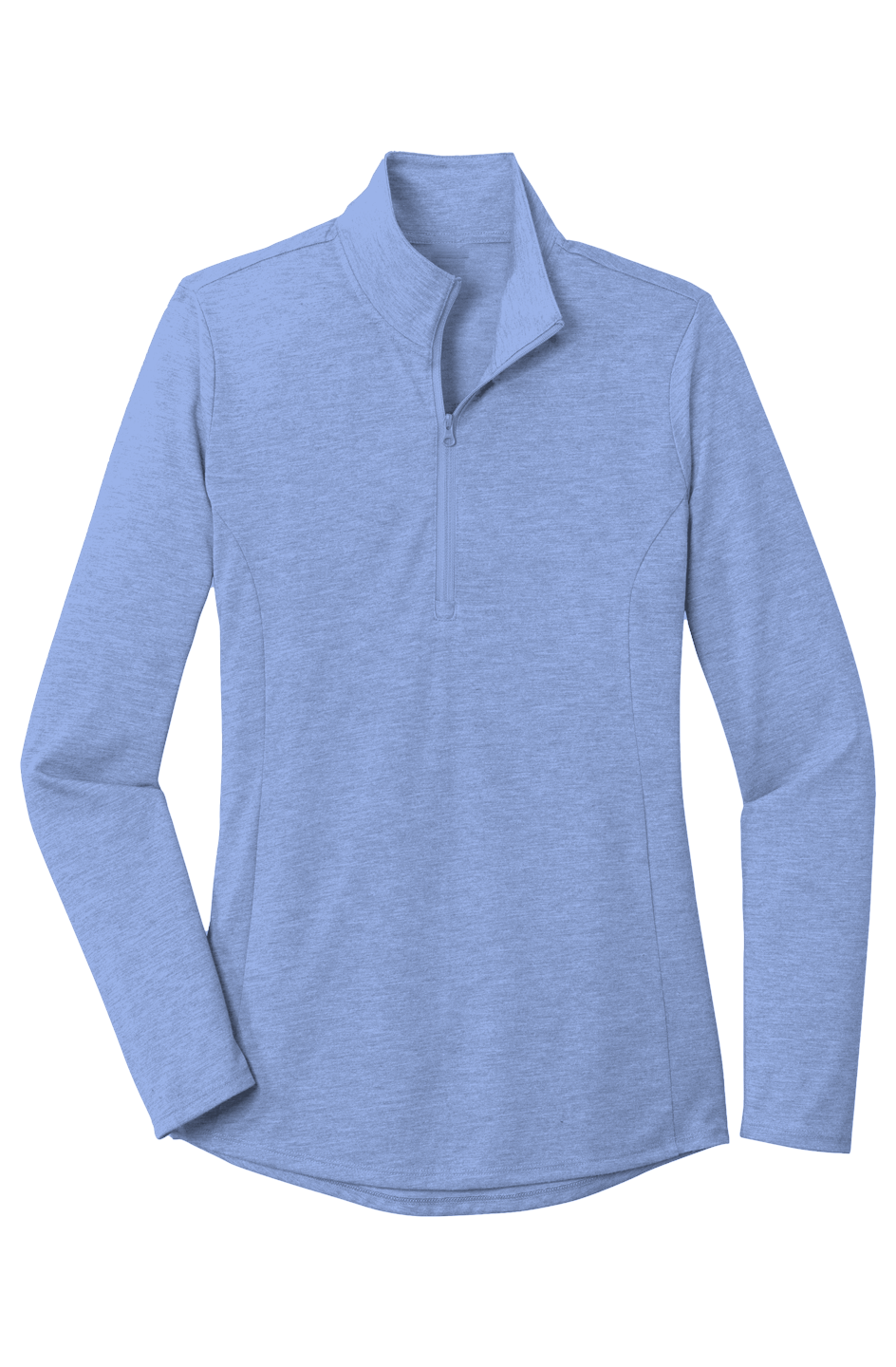 Womens PosiCharge Tri Blend Wicking 1/4 Zip