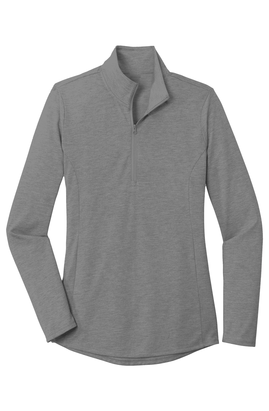 Womens PosiCharge Tri Blend Wicking 1/4 Zip