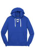 Lace Up Pullover Hooded Sweatshirt