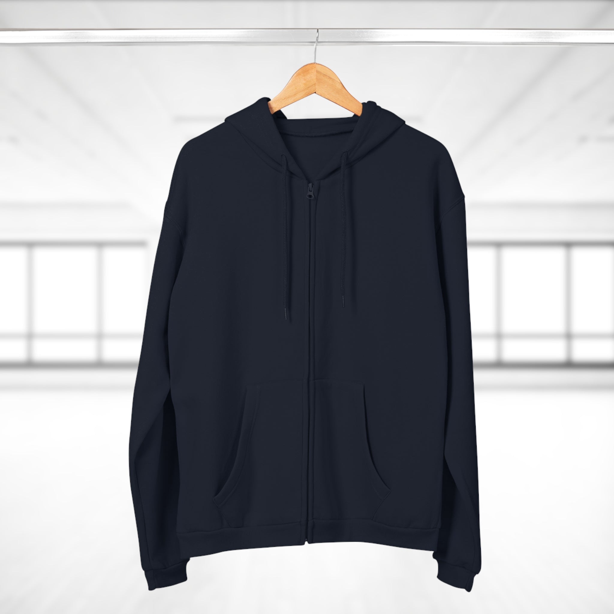 Neon Lion Zip Hoodie - Vibrant Colorful Back Print